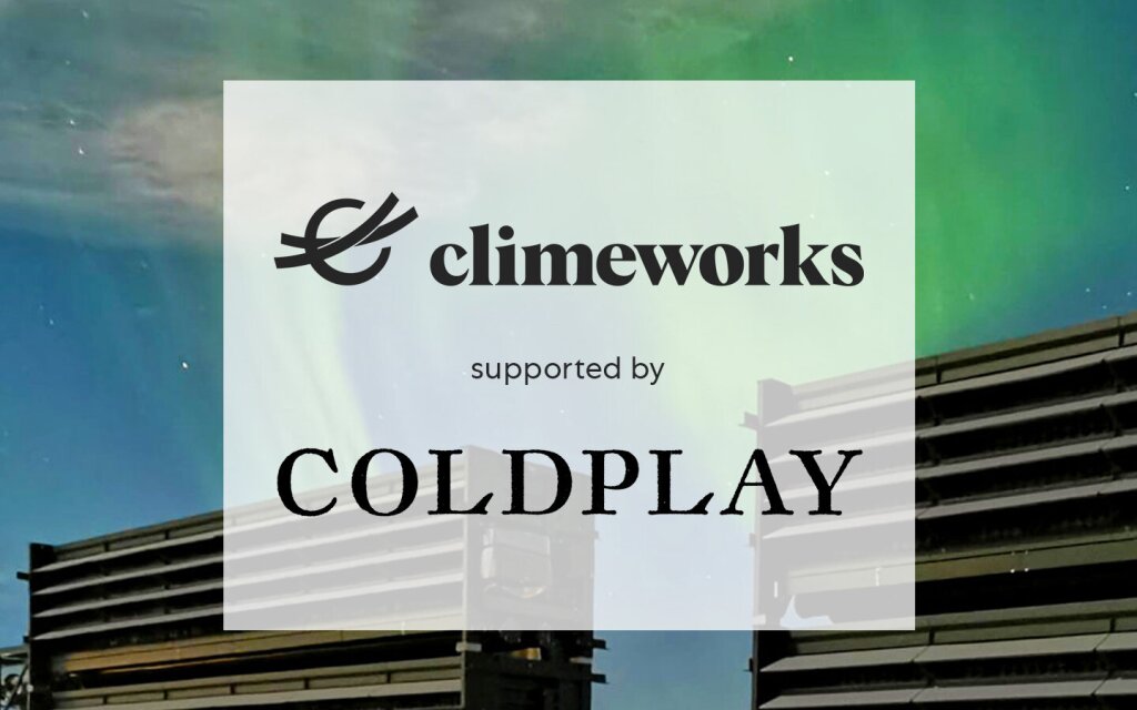 Climeworks helps Coldplay with net zero targets